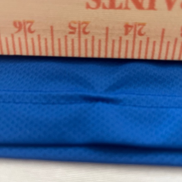 Columbia PFG Omni-Shade Polo Mens Size Large Blue Poly Blend Vented Short Sleeve - Picture 12 of 12